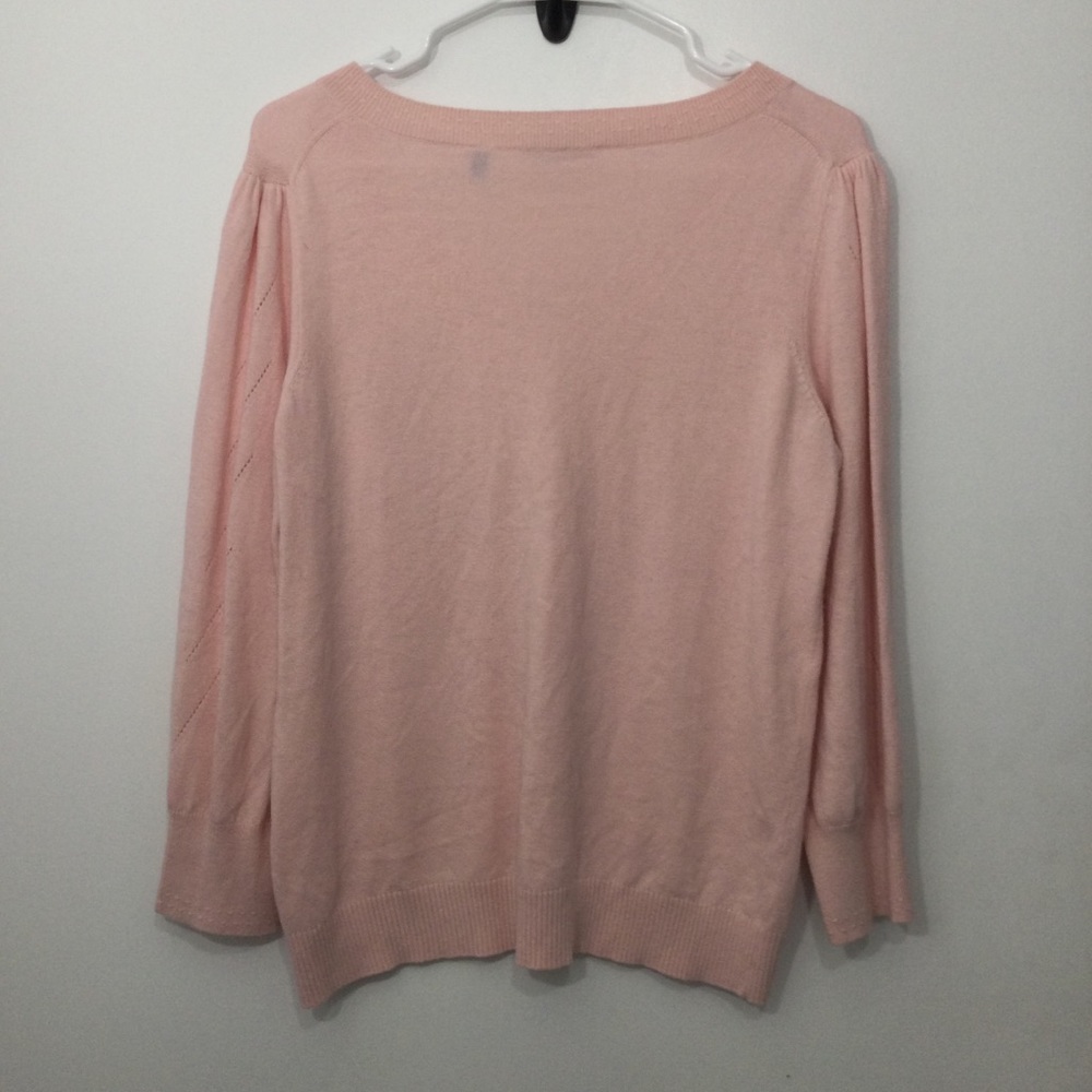 Draper James sweater‎ womens size M light pink - Picture 5 of 6